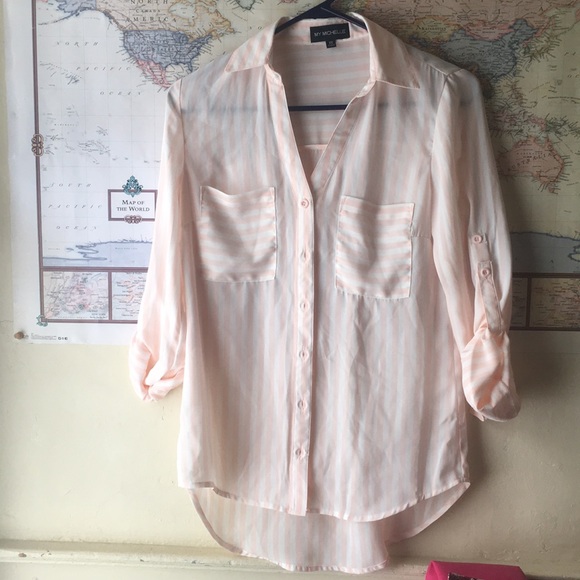 MY MICHELLE Button Down - Picture 1 of 3